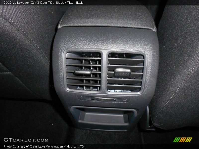 Black / Titan Black 2012 Volkswagen Golf 2 Door TDI