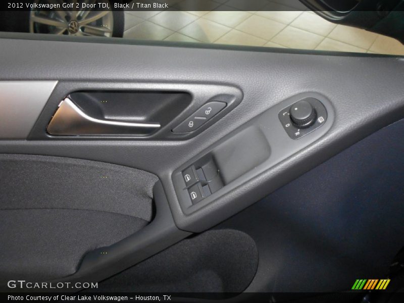 Black / Titan Black 2012 Volkswagen Golf 2 Door TDI