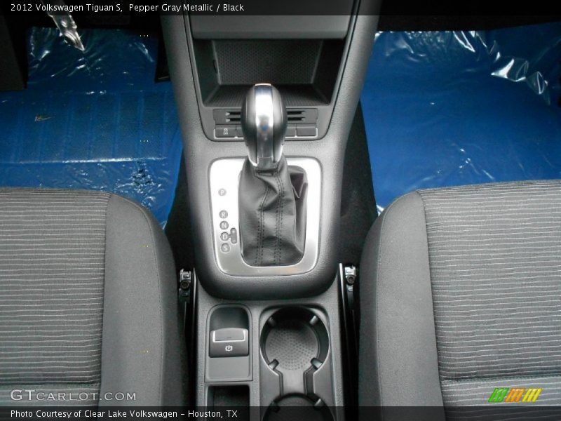 Pepper Gray Metallic / Black 2012 Volkswagen Tiguan S