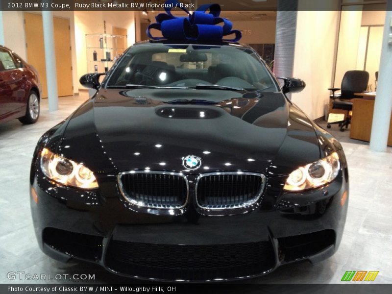 Ruby Black Metallic BMW Individual / Black 2012 BMW M3 Coupe