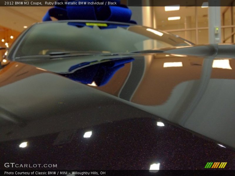 Ruby Black Metallic BMW Individual / Black 2012 BMW M3 Coupe