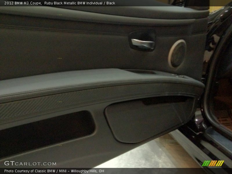 Ruby Black Metallic BMW Individual / Black 2012 BMW M3 Coupe