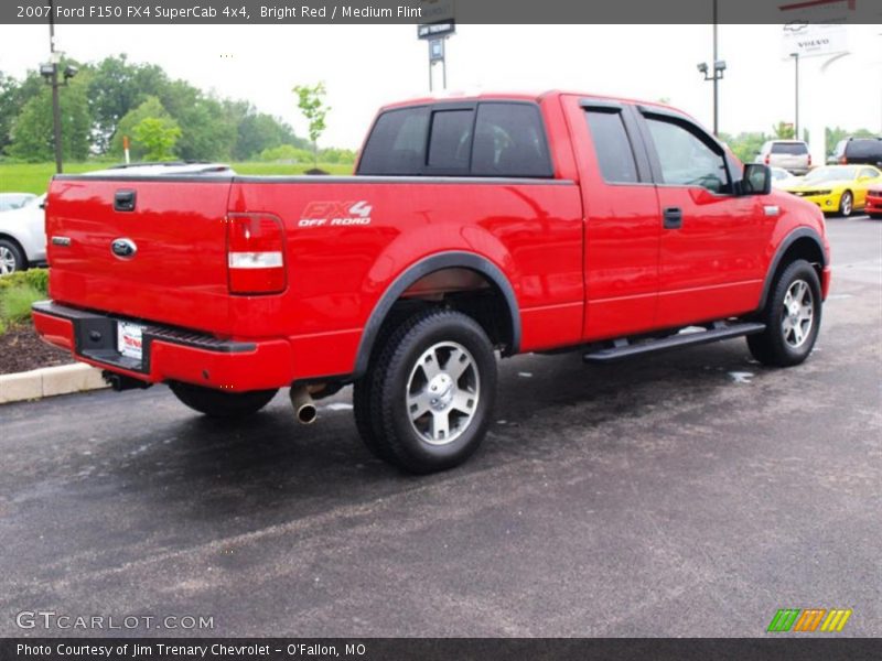 Bright Red / Medium Flint 2007 Ford F150 FX4 SuperCab 4x4