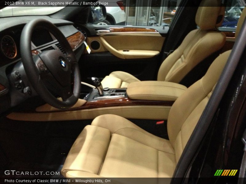  2012 X6 M  Bamboo Beige Interior