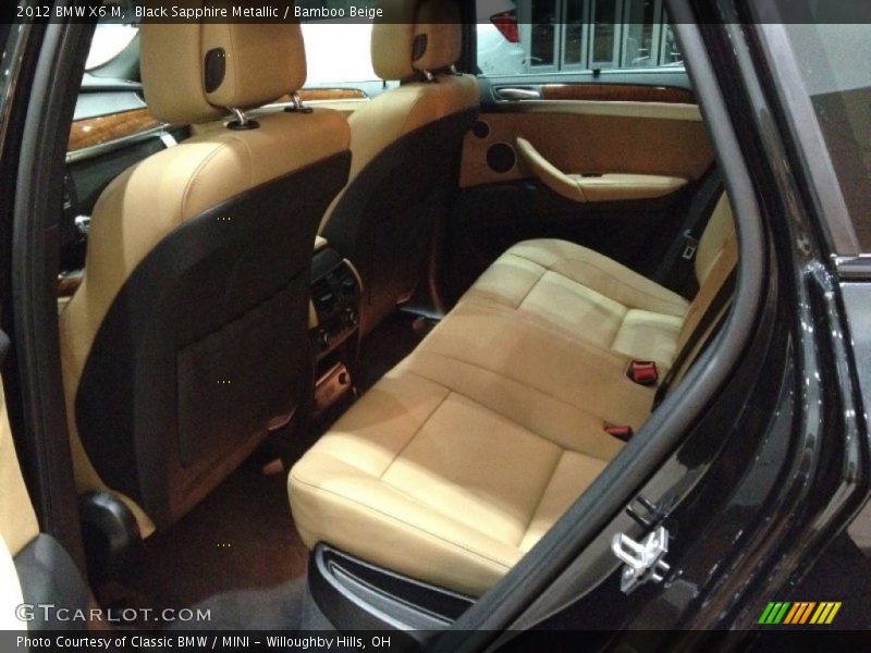  2012 X6 M  Bamboo Beige Interior