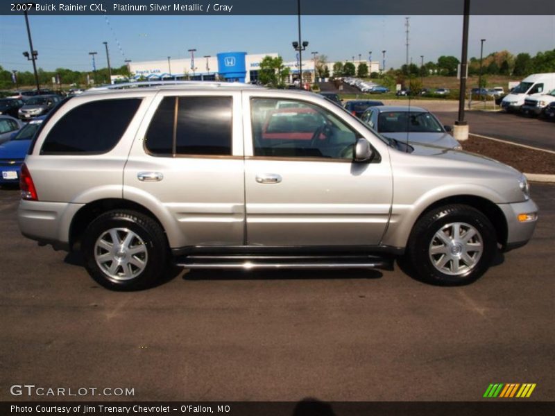 Platinum Silver Metallic / Gray 2007 Buick Rainier CXL