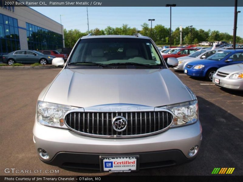 Platinum Silver Metallic / Gray 2007 Buick Rainier CXL