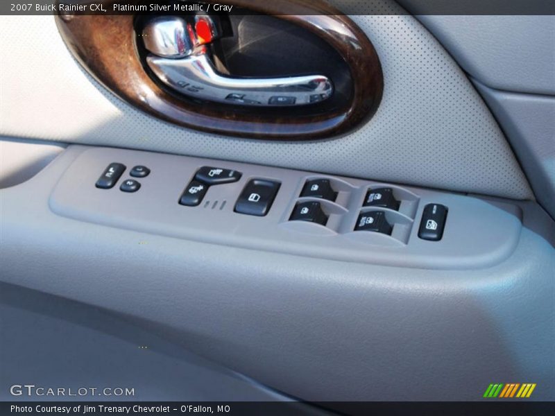 Platinum Silver Metallic / Gray 2007 Buick Rainier CXL