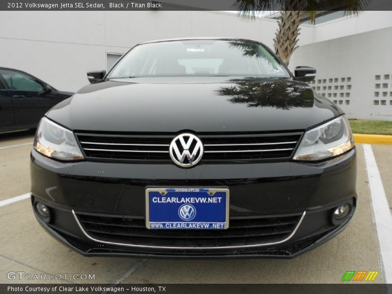 Black / Titan Black 2012 Volkswagen Jetta SEL Sedan
