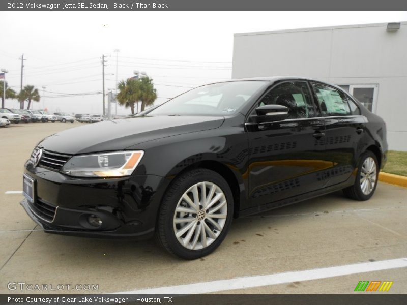 Black / Titan Black 2012 Volkswagen Jetta SEL Sedan