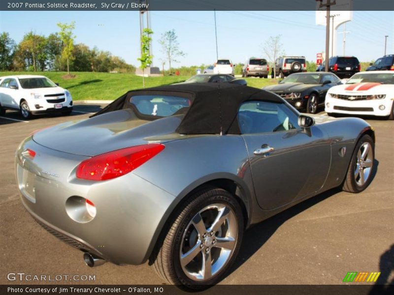 Sly Gray / Ebony 2007 Pontiac Solstice Roadster