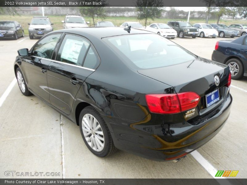 Black / Titan Black 2012 Volkswagen Jetta SEL Sedan
