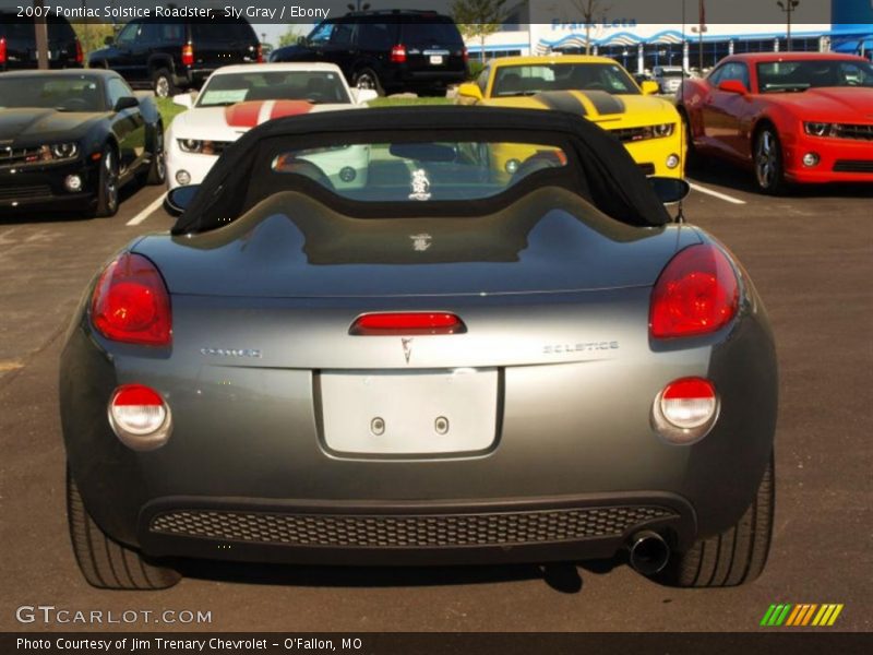 Sly Gray / Ebony 2007 Pontiac Solstice Roadster