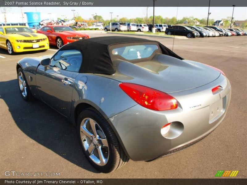 Sly Gray / Ebony 2007 Pontiac Solstice Roadster