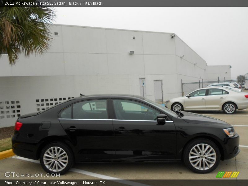 Black / Titan Black 2012 Volkswagen Jetta SEL Sedan