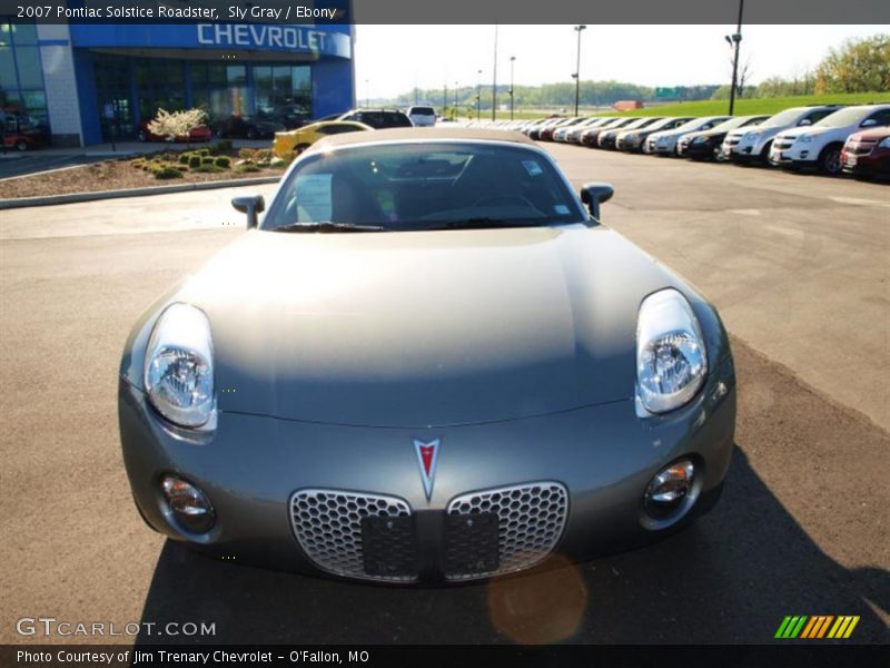 Sly Gray / Ebony 2007 Pontiac Solstice Roadster