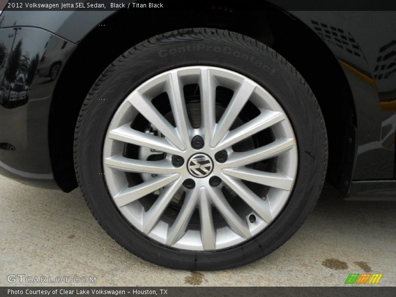 Black / Titan Black 2012 Volkswagen Jetta SEL Sedan