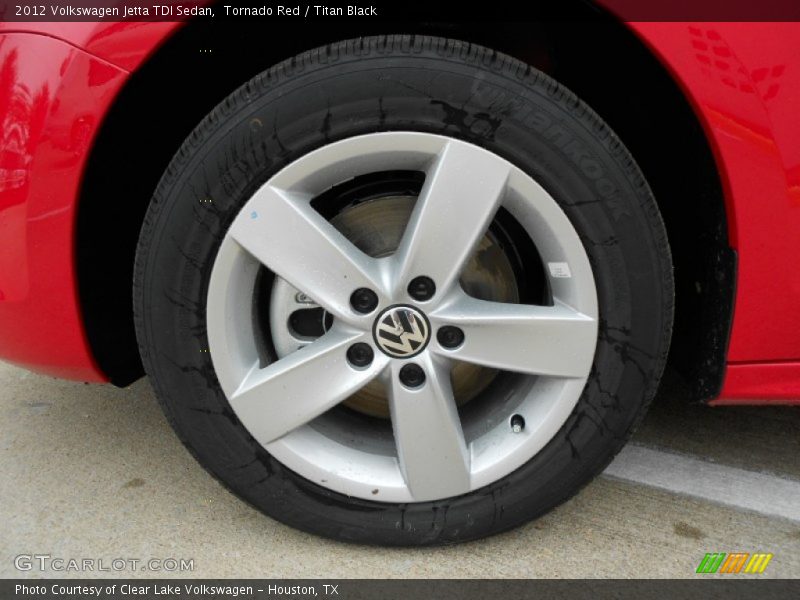Tornado Red / Titan Black 2012 Volkswagen Jetta TDI Sedan