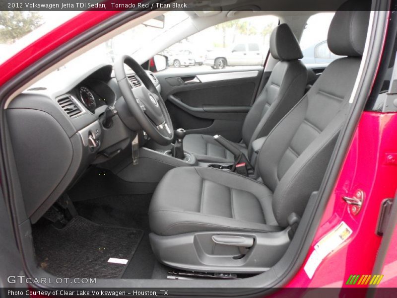  2012 Jetta TDI Sedan Titan Black Interior