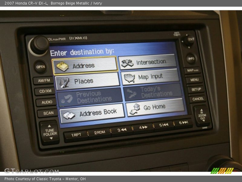 Borrego Beige Metallic / Ivory 2007 Honda CR-V EX-L