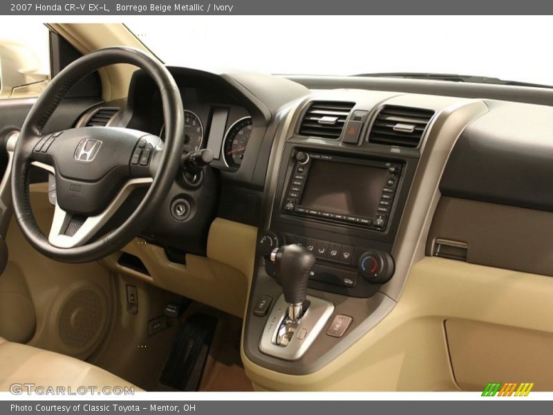 Borrego Beige Metallic / Ivory 2007 Honda CR-V EX-L