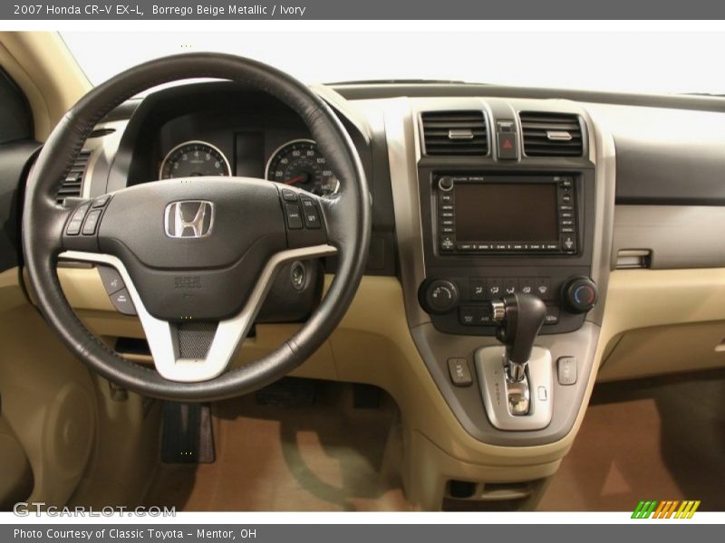 Borrego Beige Metallic / Ivory 2007 Honda CR-V EX-L