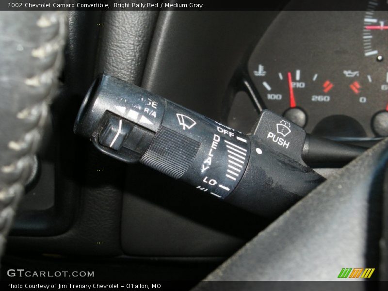 Controls of 2002 Camaro Convertible