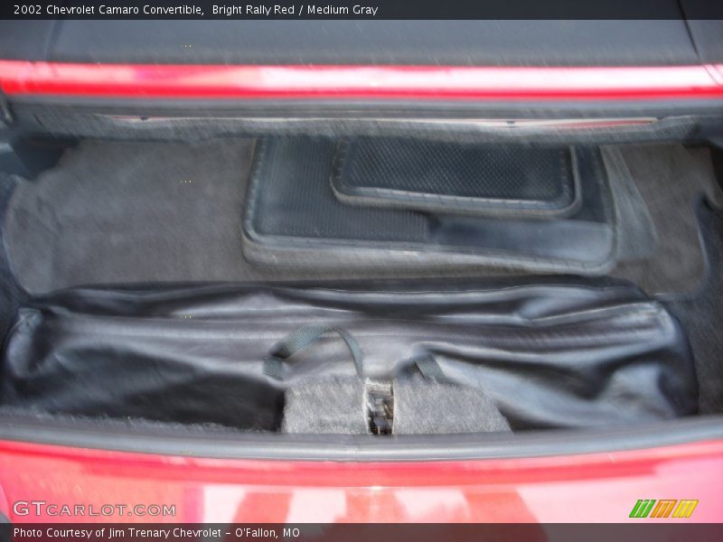Bright Rally Red / Medium Gray 2002 Chevrolet Camaro Convertible