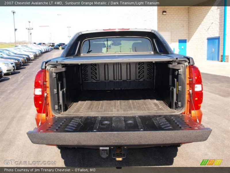 Sunburst Orange Metallic / Dark Titanium/Light Titanium 2007 Chevrolet Avalanche LT 4WD