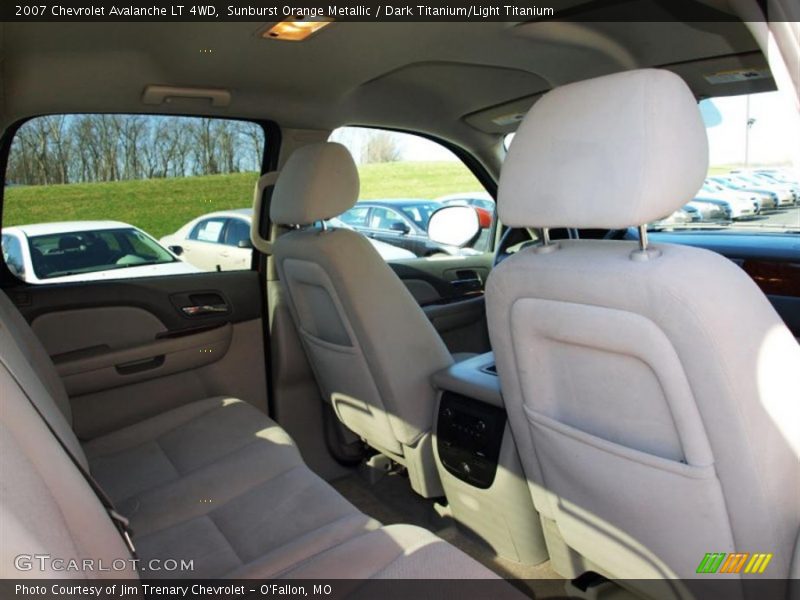 Sunburst Orange Metallic / Dark Titanium/Light Titanium 2007 Chevrolet Avalanche LT 4WD