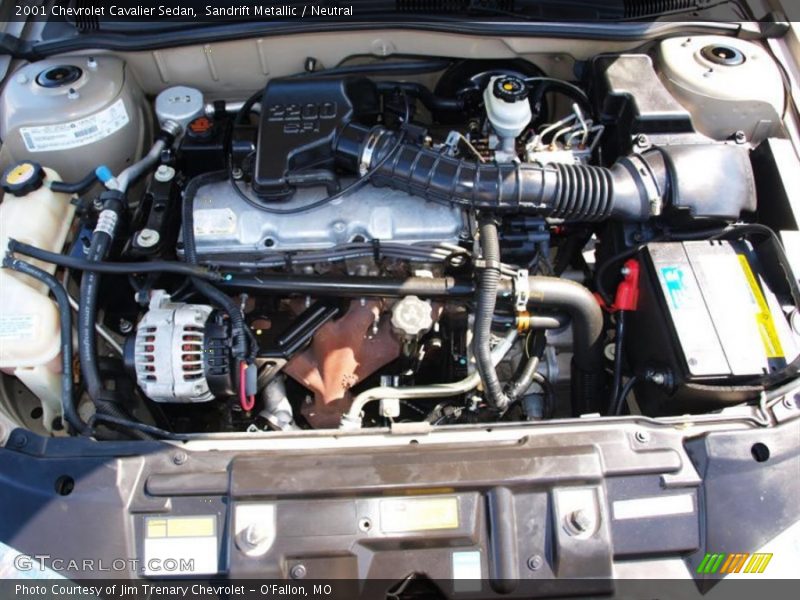 Sandrift Metallic / Neutral 2001 Chevrolet Cavalier Sedan