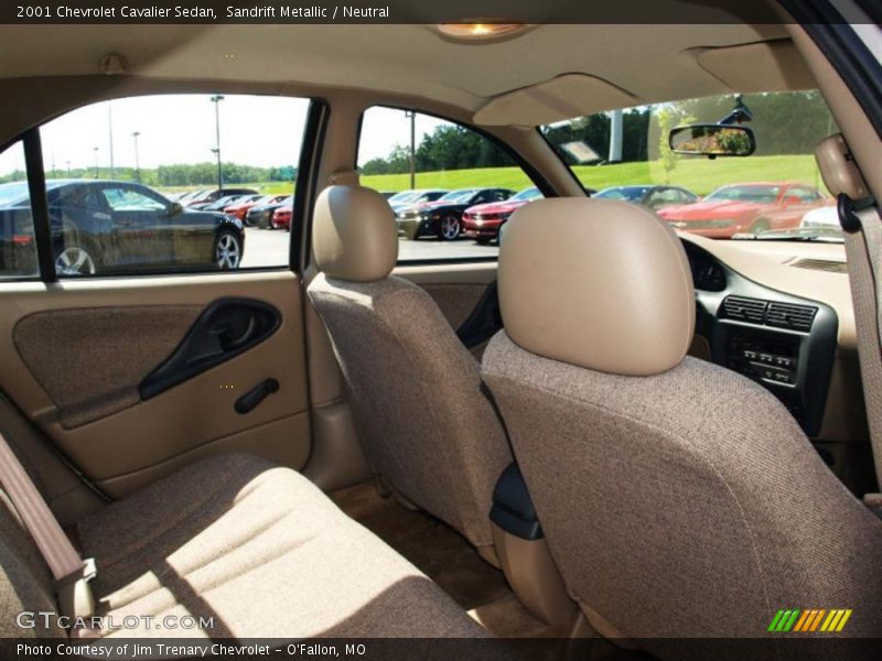 Sandrift Metallic / Neutral 2001 Chevrolet Cavalier Sedan