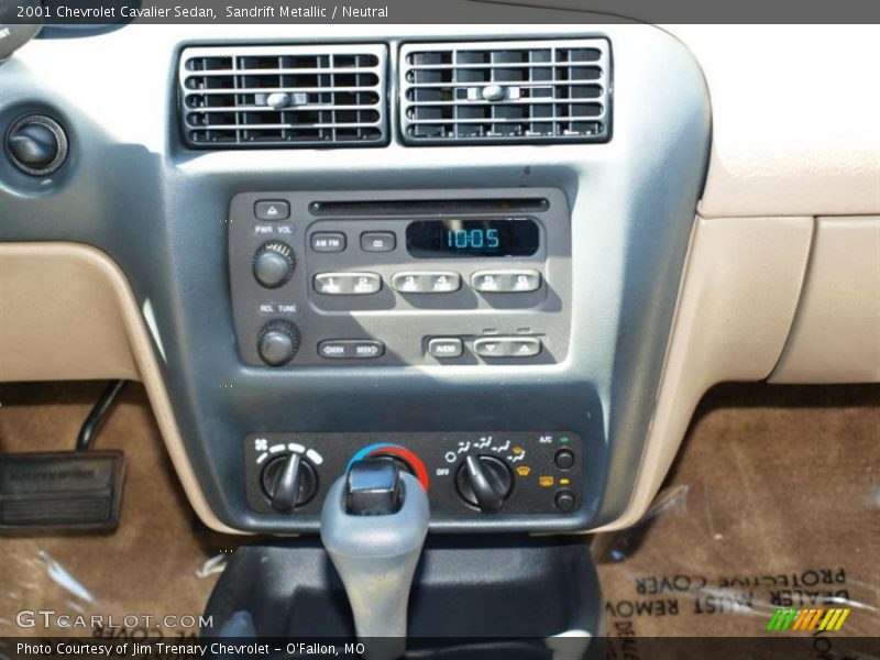 Sandrift Metallic / Neutral 2001 Chevrolet Cavalier Sedan