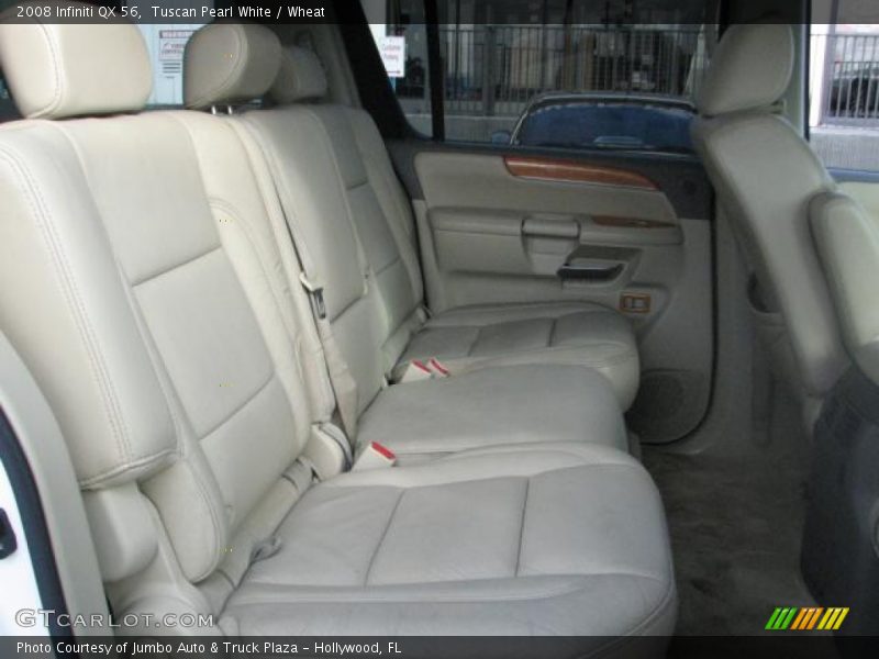 Tuscan Pearl White / Wheat 2008 Infiniti QX 56