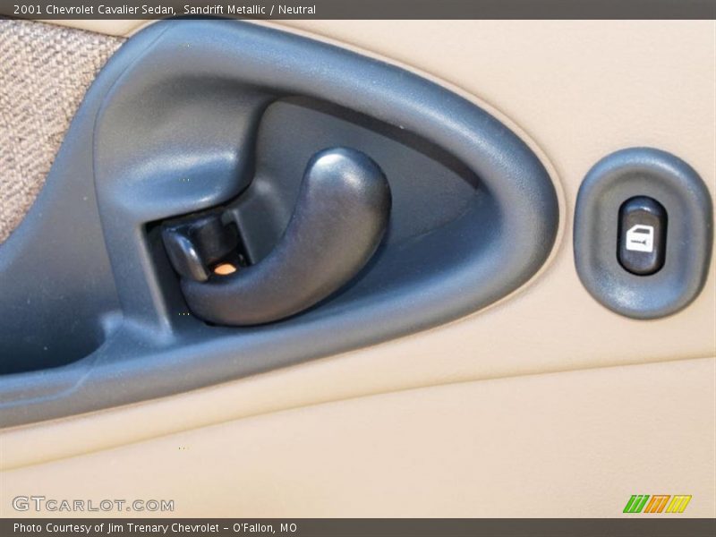 Sandrift Metallic / Neutral 2001 Chevrolet Cavalier Sedan