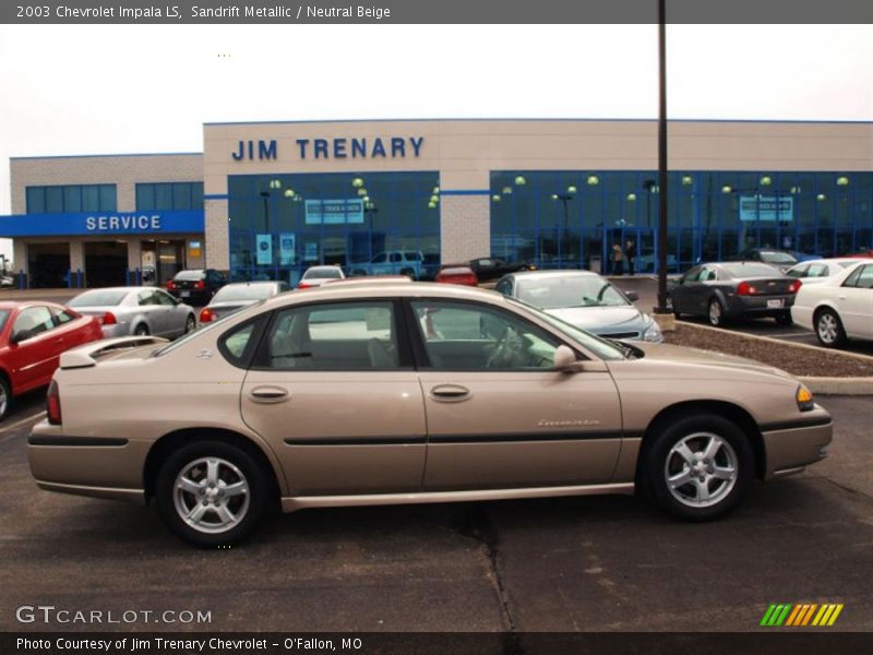 Sandrift Metallic / Neutral Beige 2003 Chevrolet Impala LS