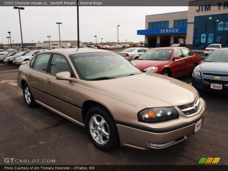 Sandrift Metallic / Neutral Beige 2003 Chevrolet Impala LS
