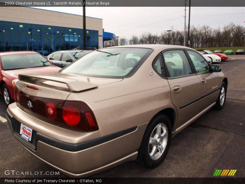 Sandrift Metallic / Neutral Beige 2003 Chevrolet Impala LS