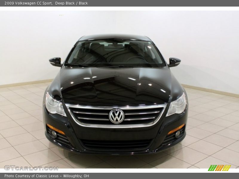 Deep Black / Black 2009 Volkswagen CC Sport