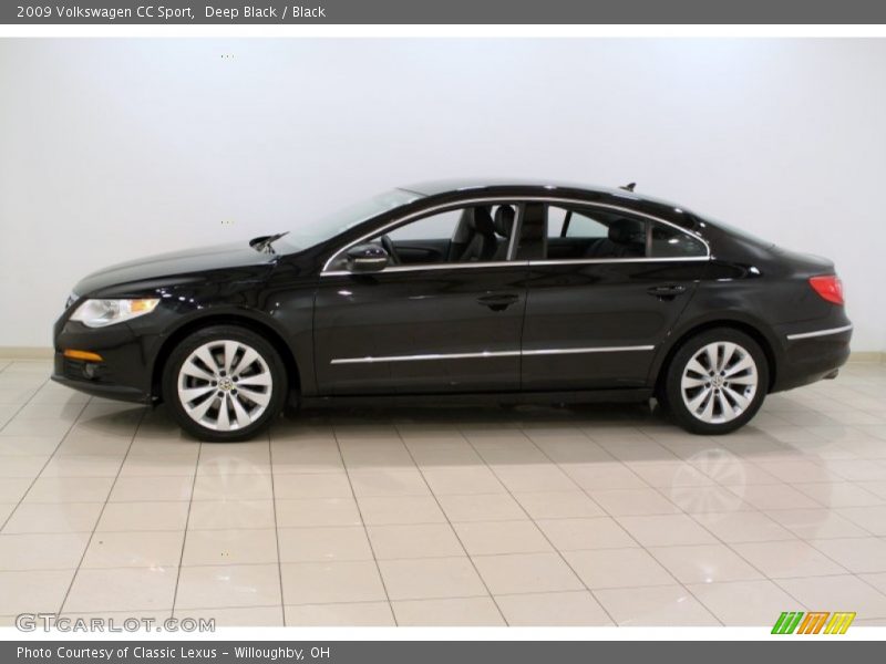 Deep Black / Black 2009 Volkswagen CC Sport