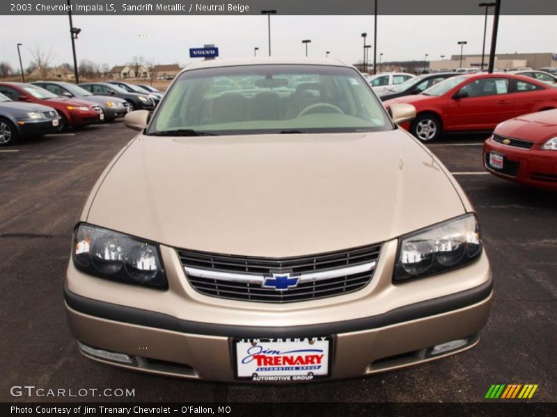 Sandrift Metallic / Neutral Beige 2003 Chevrolet Impala LS