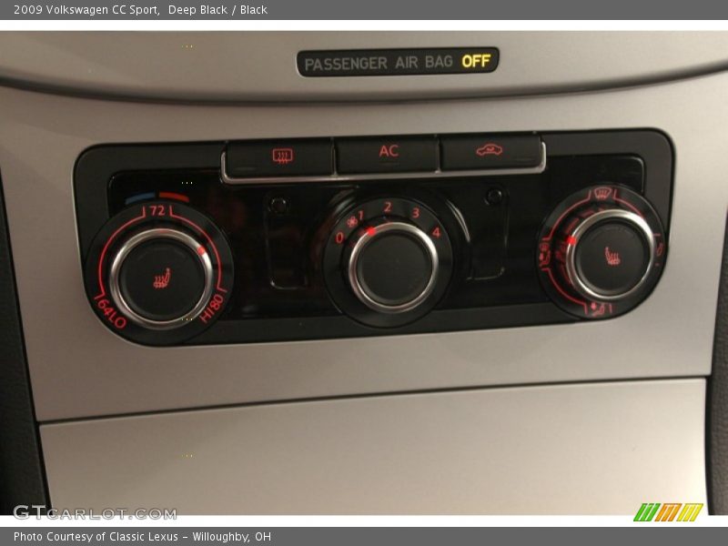 Deep Black / Black 2009 Volkswagen CC Sport