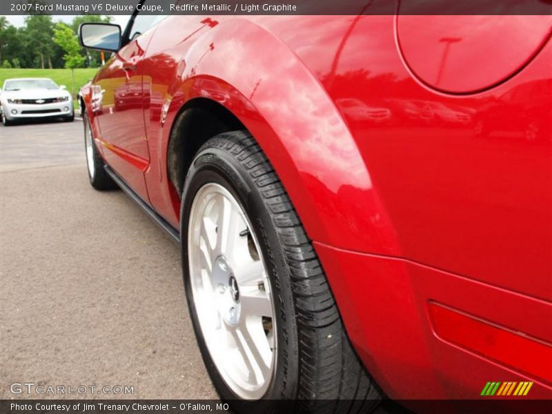 Redfire Metallic / Light Graphite 2007 Ford Mustang V6 Deluxe Coupe