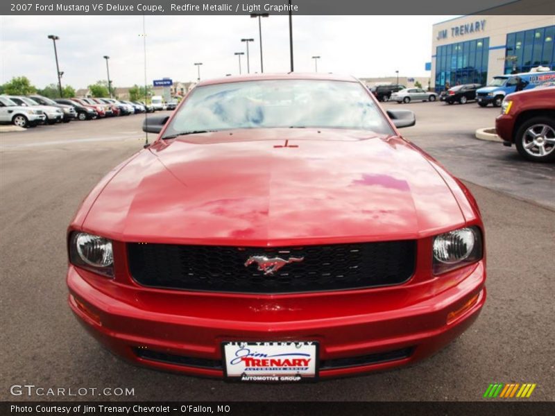 Redfire Metallic / Light Graphite 2007 Ford Mustang V6 Deluxe Coupe