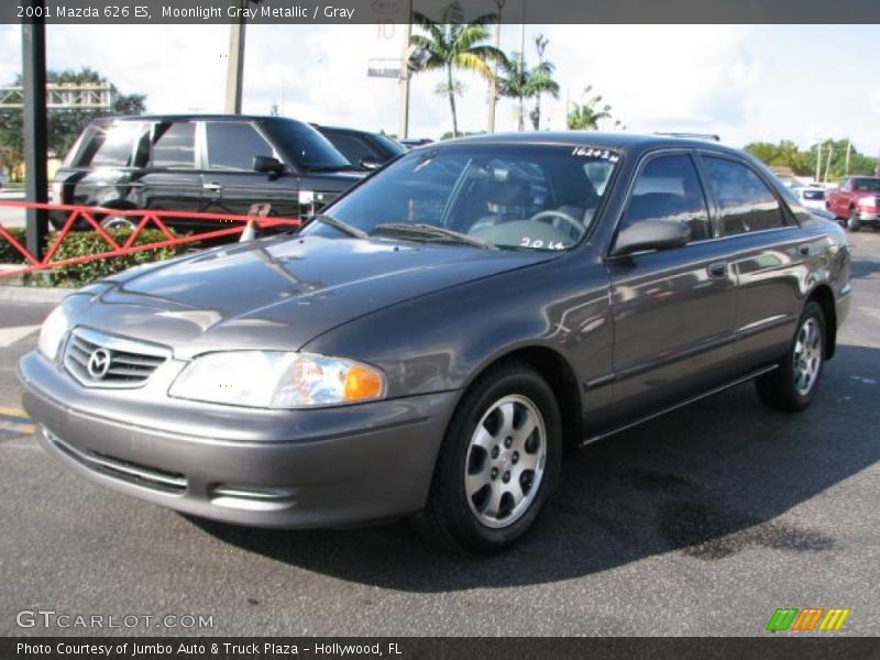 Moonlight Gray Metallic / Gray 2001 Mazda 626 ES