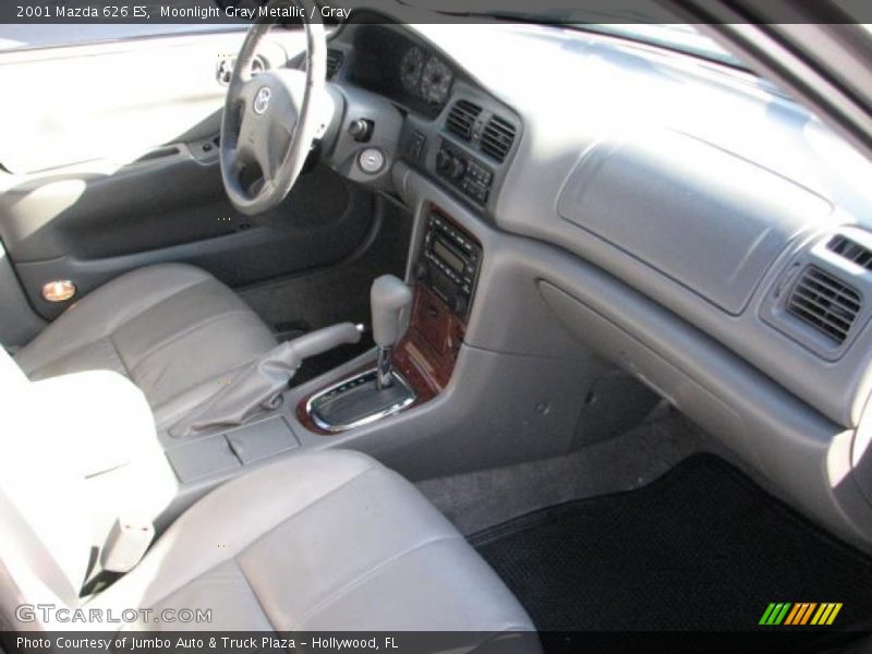 Moonlight Gray Metallic / Gray 2001 Mazda 626 ES
