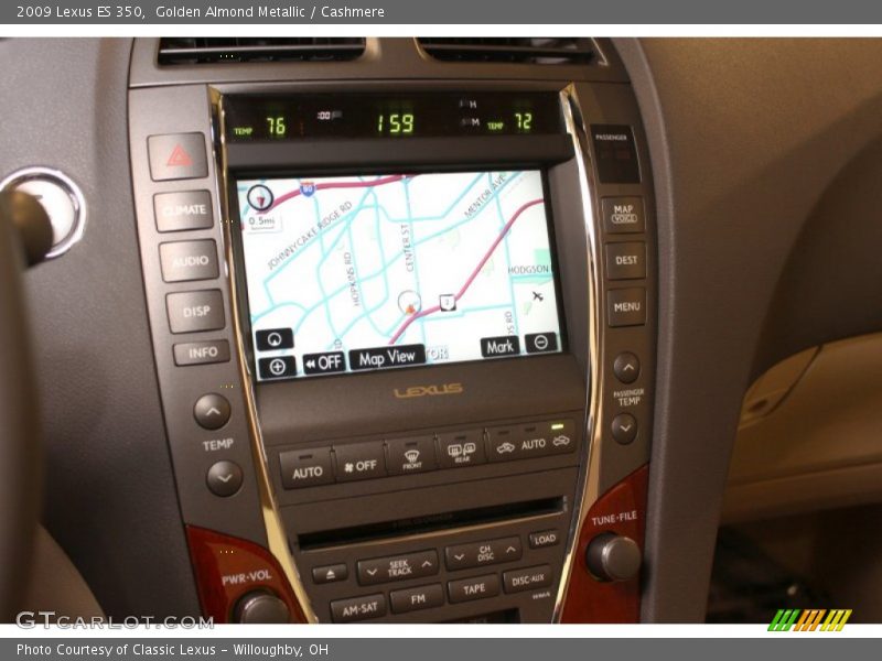 Golden Almond Metallic / Cashmere 2009 Lexus ES 350