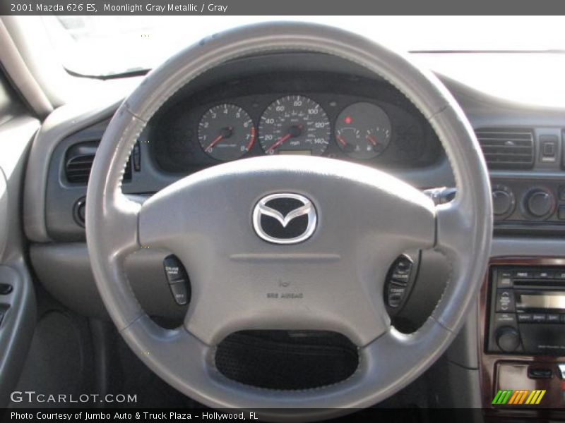 Moonlight Gray Metallic / Gray 2001 Mazda 626 ES