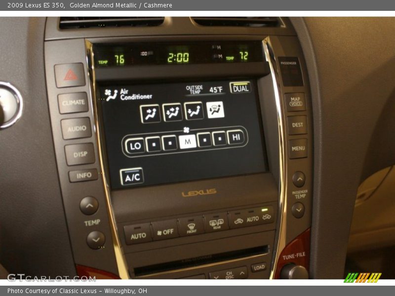 Golden Almond Metallic / Cashmere 2009 Lexus ES 350