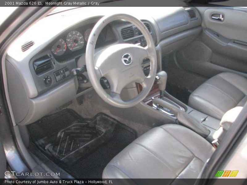 Moonlight Gray Metallic / Gray 2001 Mazda 626 ES